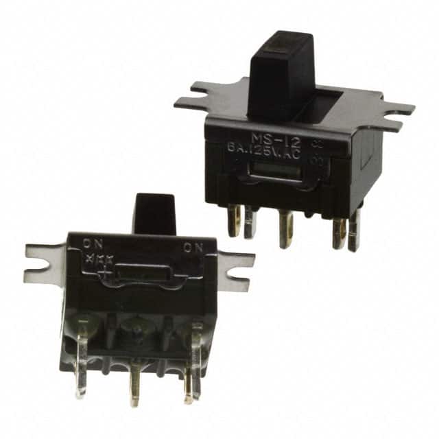 MS12LFW01E SWITCH SLIDE SPDT 6A 125V
