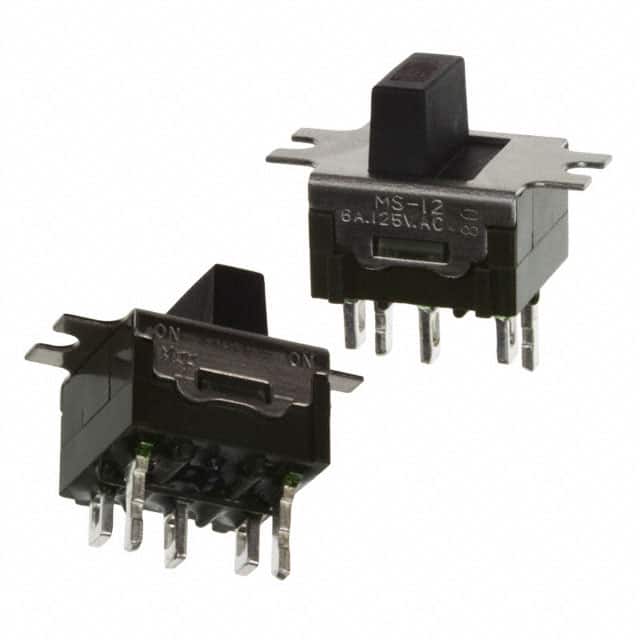 MS12LFW01C SWITCH SLIDE SPDT 6A 125V