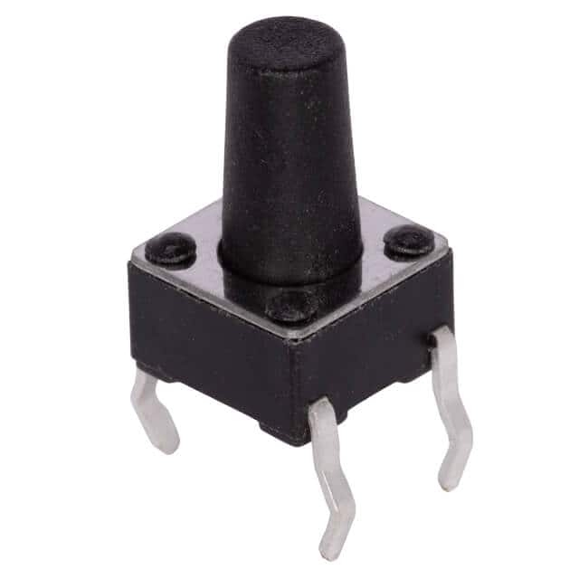 TS01-66-73-BK-260-D 6 X 6 MM, 7.3 MM ACTUATOR HEIGHT