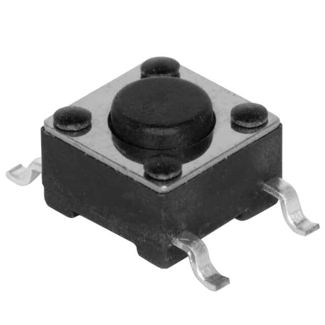 TS04-66-43-BK-160-SMT 6 X 6 MM, 4.3 MM ACTUATOR HEIGHT