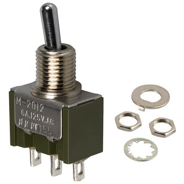 M2012S2A1W01 SWITCH TOGGLE SPDT 6A 125V