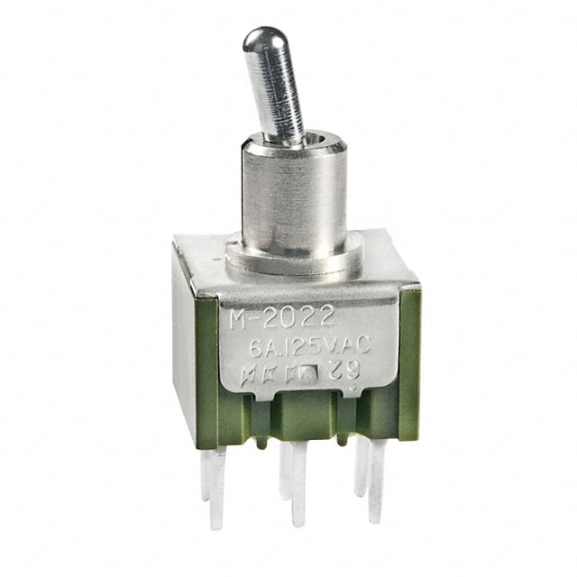 M2022S2A2W03 SWITCH TOGGLE DPDT 6A 125V