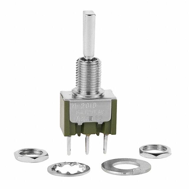 M2019ES1W03 SWITCH TOGGLE SPDT 6A 125V