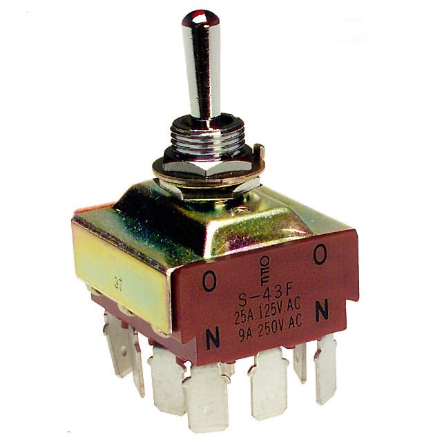 S43F SWITCH TOGGLE 4PDT 20A 125V