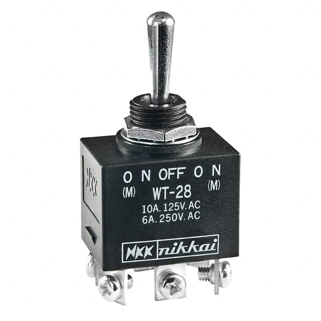 WT28T SWITCH TOGGLE DPDT 10A 125V