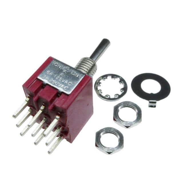 SW-T2-6E-B-A2-M3 MINIATURE TOGGLE SWITCH, PCB VER