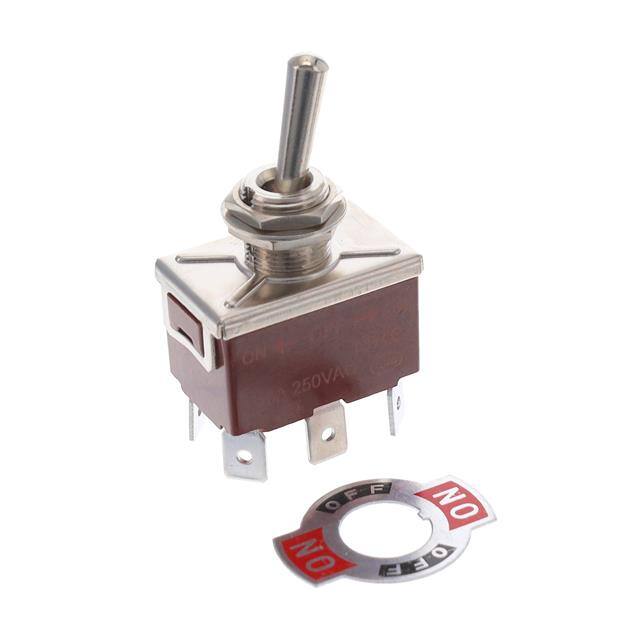 SW-T1-4E-B-K2A MEDIUM TOGGLE SWITCH, PC TERMINA