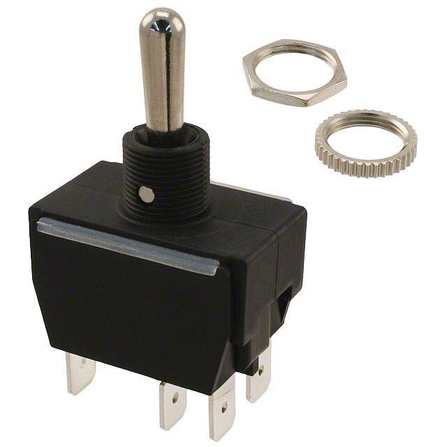 GTS448K101AHR SWITCH TOGGLE DPDT 12A 250V