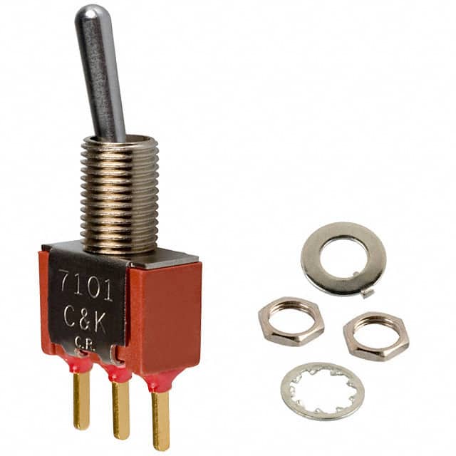 7101SYCBE SWITCH TOGGLE SPDT 0.4VA 20V