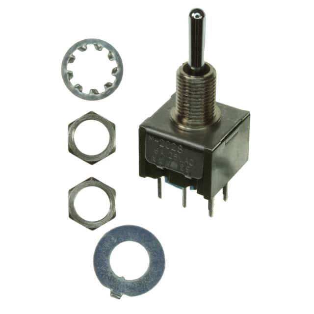M2028SS1W03 SWITCH TOGGLE DPDT 6A 125V