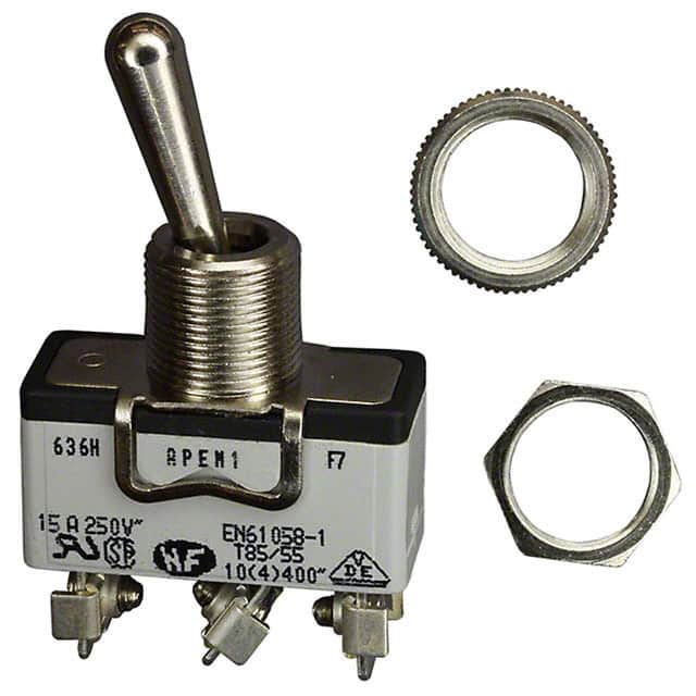 636H SWITCH TOGGLE SPDT 15A 250V