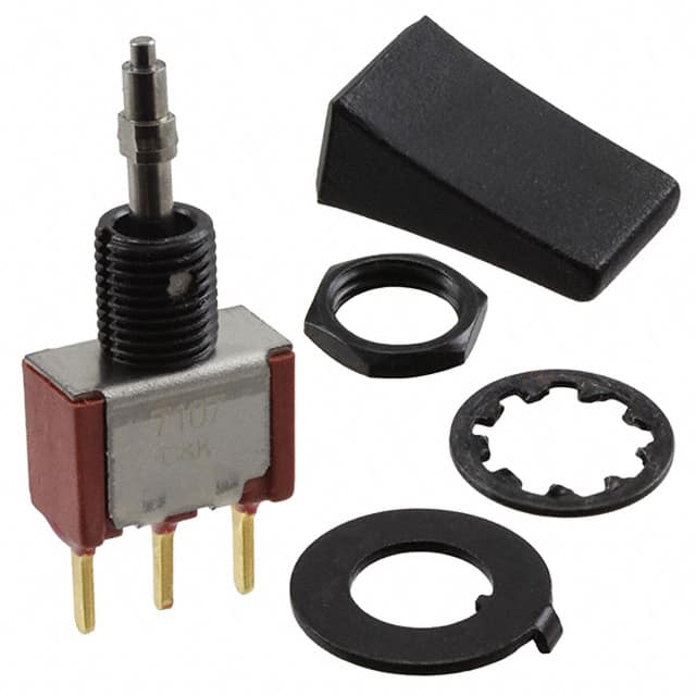 7107L41DCBE22 SWITCH TOGGLE SPDT 0.4VA 20V