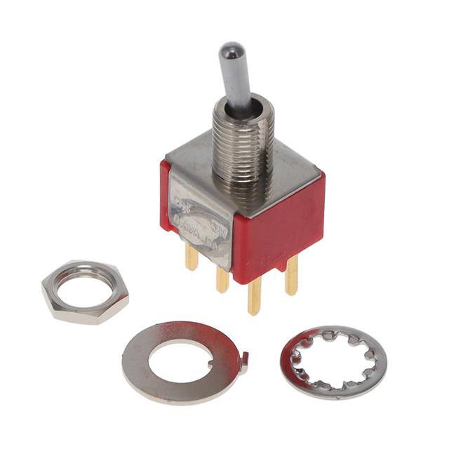 100DP1T2B3M2REH SWITCH TOGGLE DPDT 0.4VA 20V