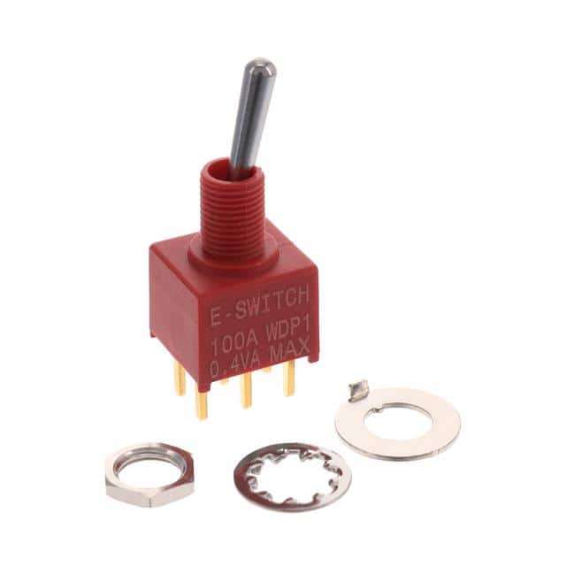 100AWDP1T1B1M2REH SWITCH TOGGLE DPDT 0.4VA 20V