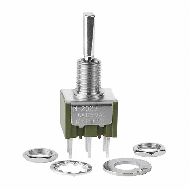 M2023ES1W03 SWITCH TOGGLE DPDT 6A 125V
