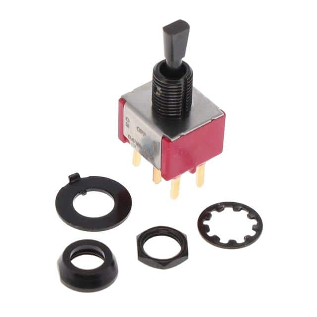 7203P4DCBE22 SWITCH TOGGLE DPDT 0.4VA 20V