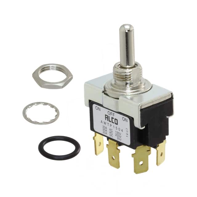 3-6437592-9 SWITCH TOGGLE DPDT 20A 125V