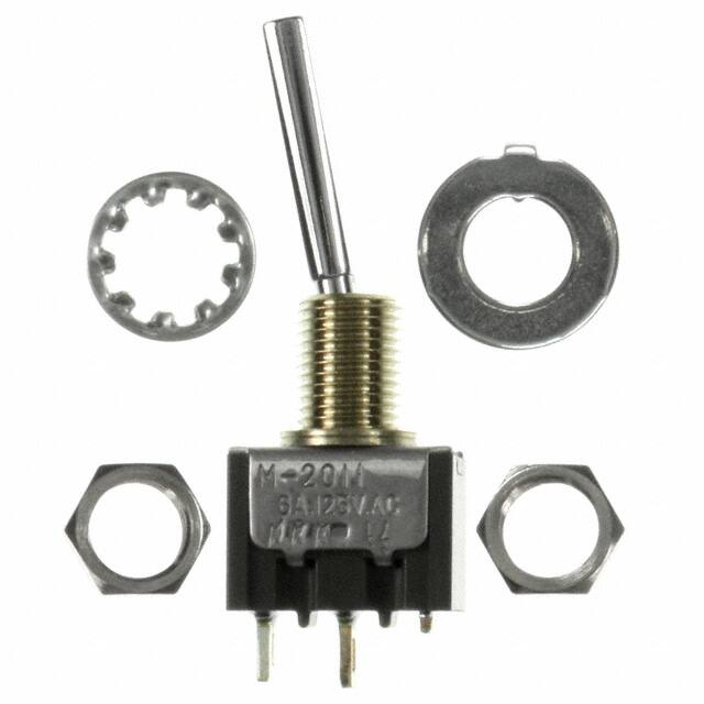 M2011E3S1W01 SWITCH TOGGLE SPST 6A 125V