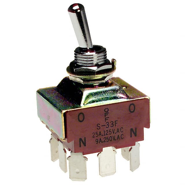 S33F SWITCH TOGGLE 3PDT 20A 125V