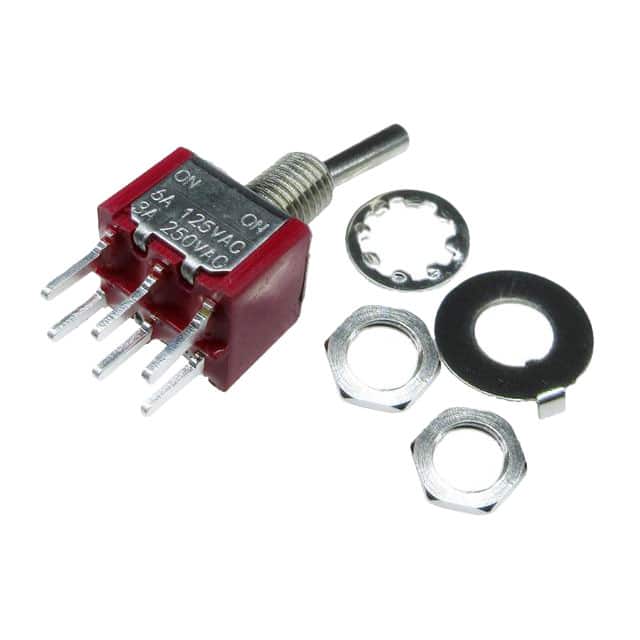 SW-T2-4B-B-A2-MA2 MINIATURE TOGGLE SWITCH, PCB VER