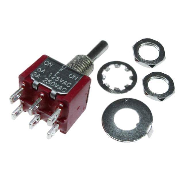SW-T2-4E-A-A2-MA2 MINIATURE TOGGLE SWITCH, SOLDER