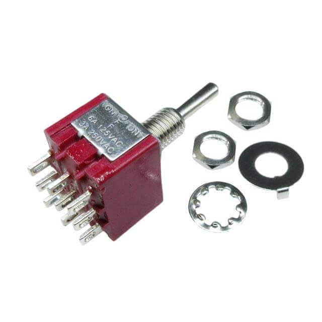 SW-T2-6E-A-A2-M3 MINIATURE TOGGLE SWITCH, SOLDER