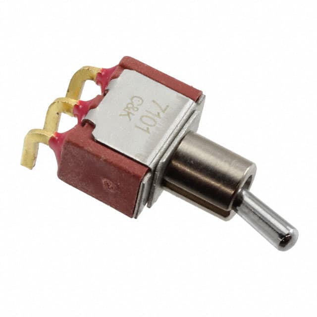 7101MD9A4BE SWITCH TOGGLE SPDT 0.4VA 20V