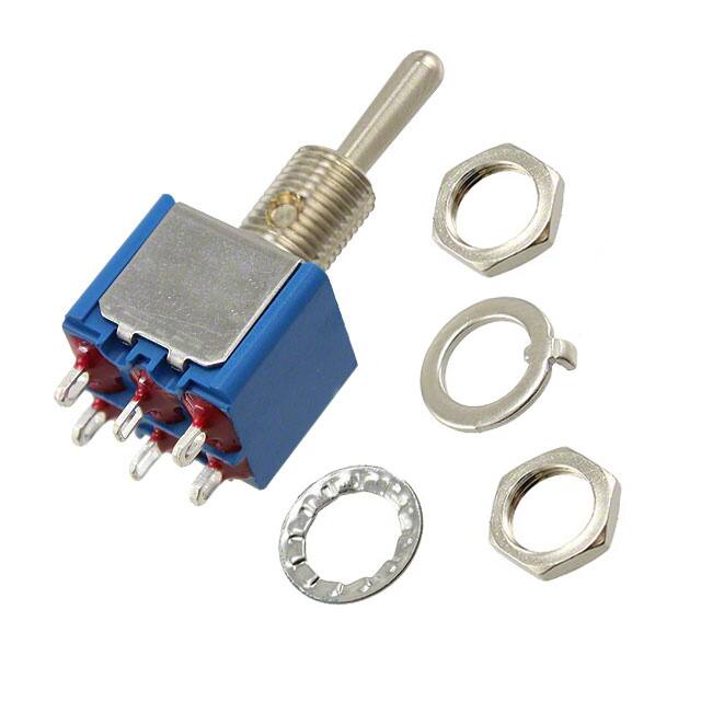 5647AB SWITCH TOGGLE DPDT 6A 125V