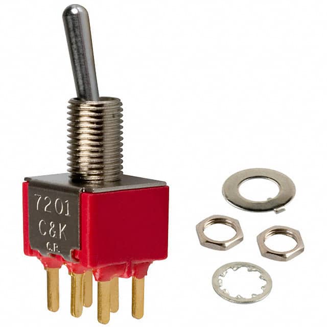 7201SYCBE SWITCH TOGGLE DPDT 0.4VA 20V