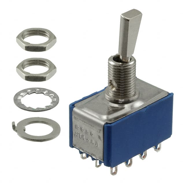 5666AB9 SWITCH TOGGLE 4PDT 6A 125V