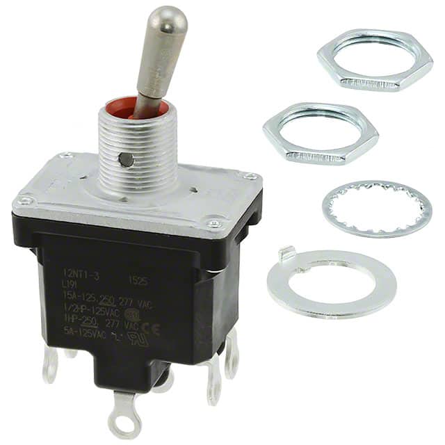 12NT1-3 SWITCH TOGGLE DPDT 15A 125V
