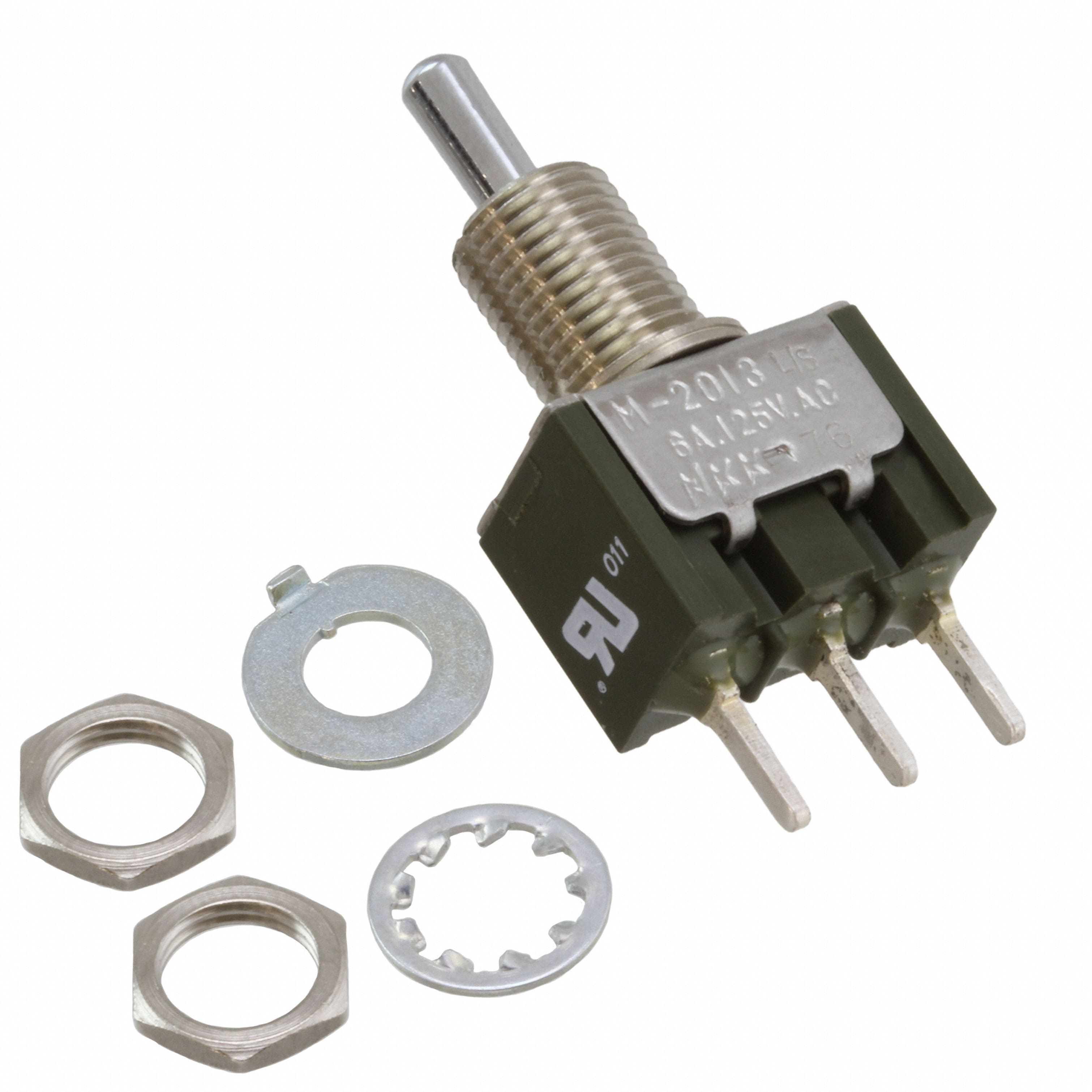 M2013S3S1W03 SWITCH TOGGLE SPDT 6A 125V