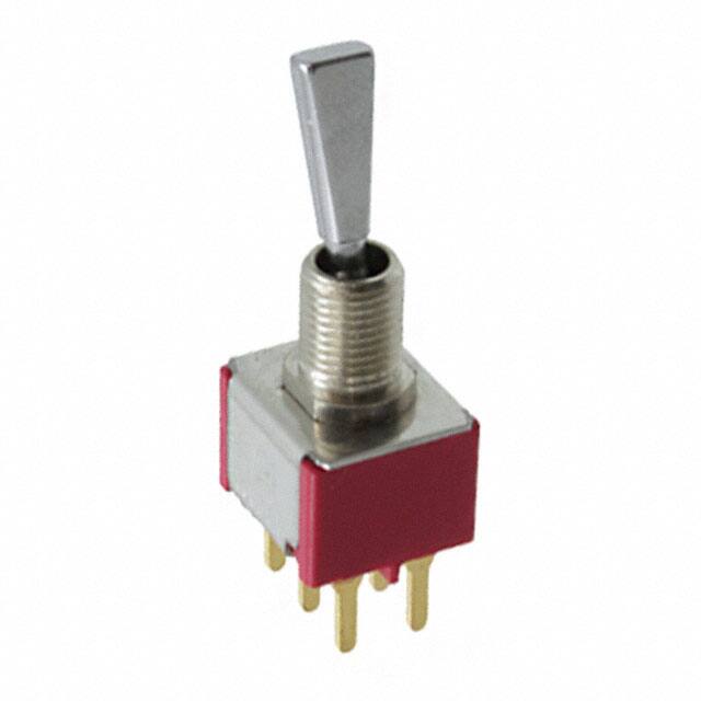 100DP1T6B15M2RE SWITCH TOGGLE DPDT 0.4VA 20V