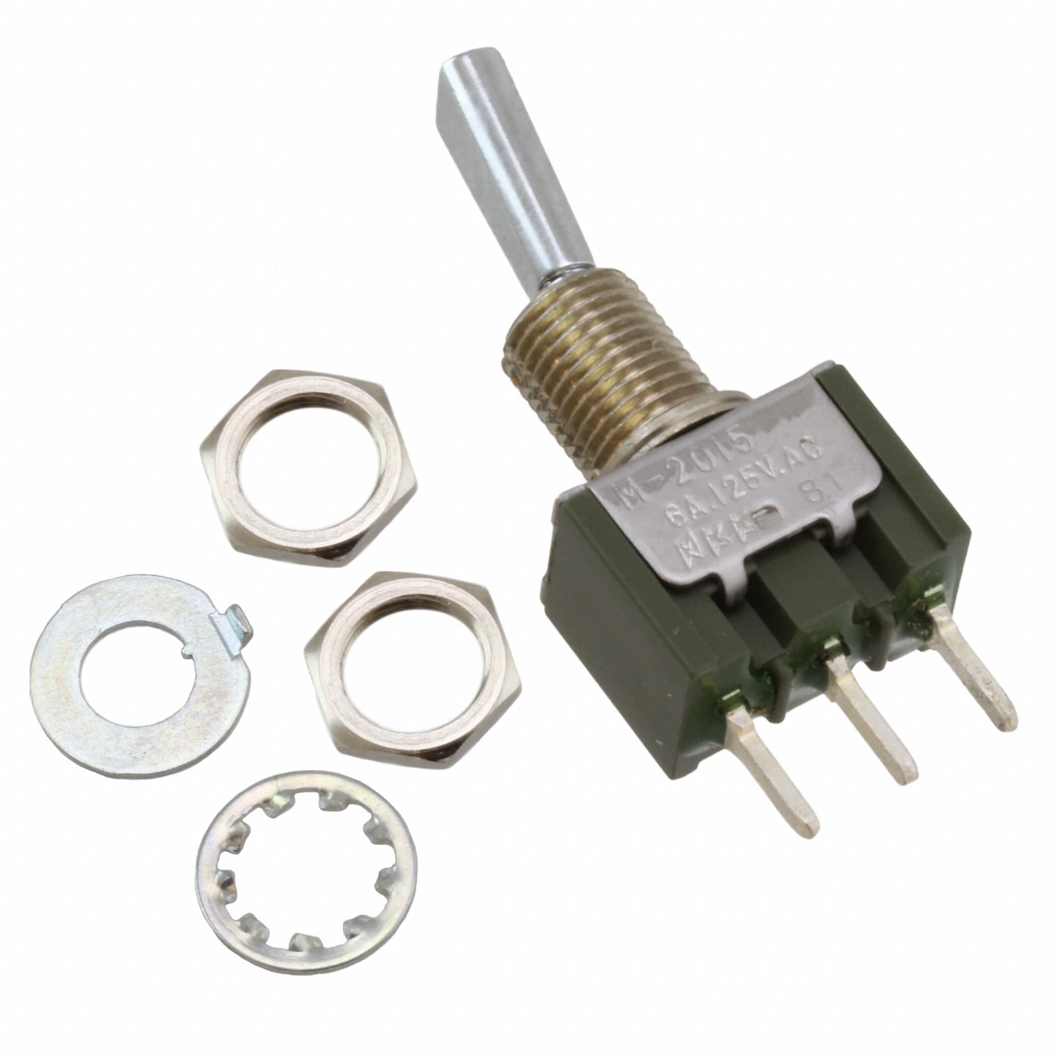 M2015ES1W03 SWITCH TOGGLE SPDT 6A 125V