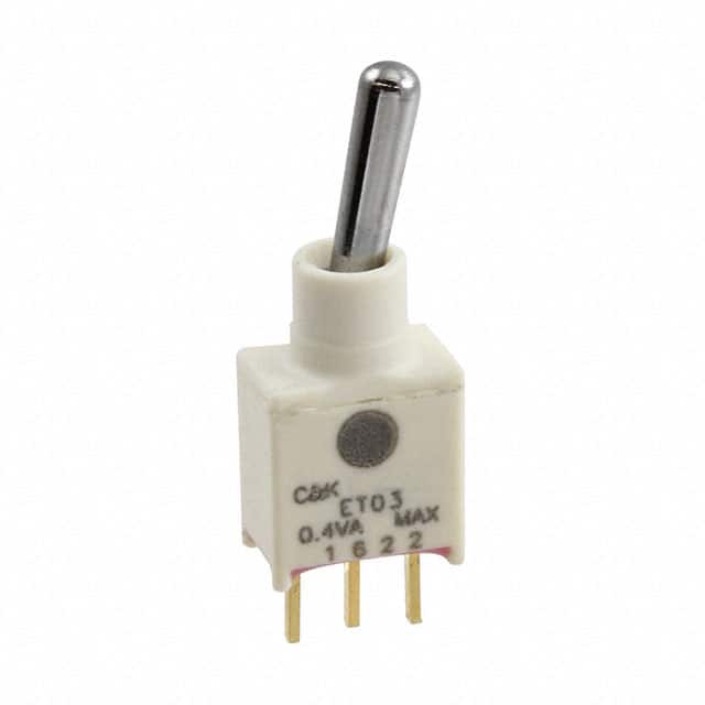 ET03LD1CBE SWITCH TOGGLE SPDT 0.4VA 20V