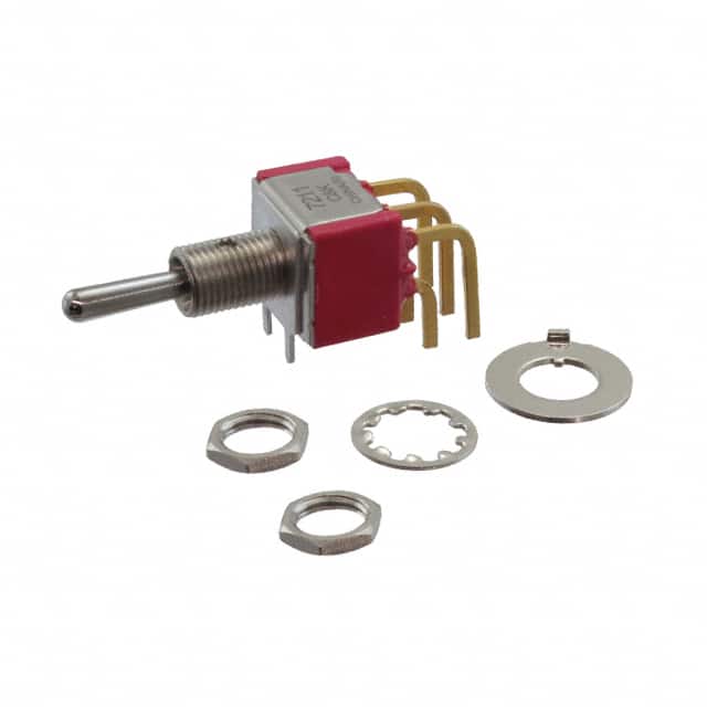 7211SPYABE SWITCH TOGGLE SP3T 0.4VA 20V