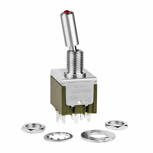 M2122LCW01 SWITCH TOGGLE DPDT 6A 125V