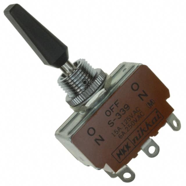 S339R SWITCH TOGGLE DPDT 15A 125V