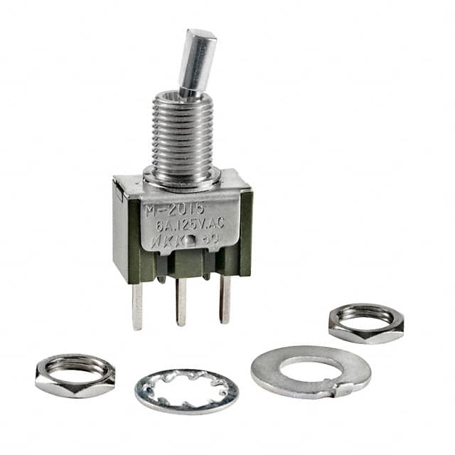 M2015E2S1W02 SWITCH TOGGLE SPDT 6A 125V