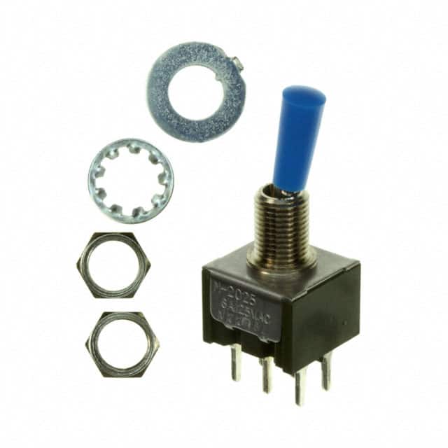 M2025SS1W03-CG SWITCH TOGGLE DPDT 6A 125V