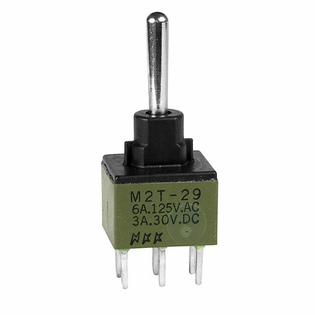 M2T29SA5W03 SWITCH TOGGLE DPDT 6A 125V