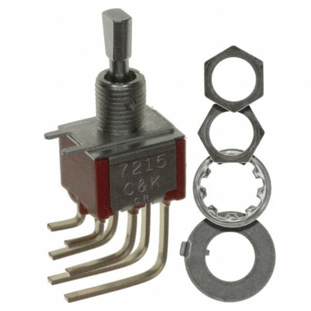 7215P4DAV2BE SWITCH TOGGLE SP3T 0.4VA 20V