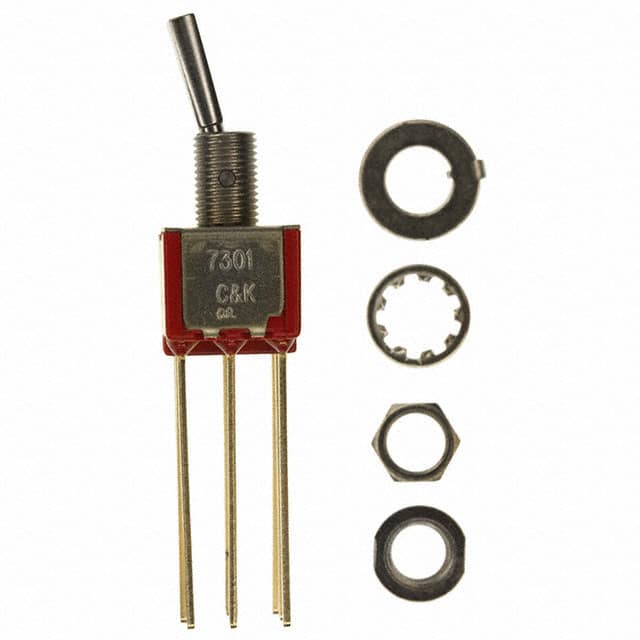 7301P3YW4BE SWITCH TOGGLE 3PDT 0.4VA 20V