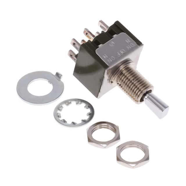 M2028E2S1W01 SWITCH TOGGLE DPDT 6A 125V