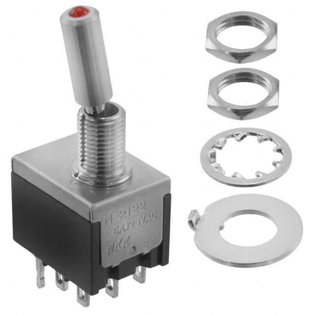 M2122TCW01 SWITCH TOGGLE DPDT 6A 125V