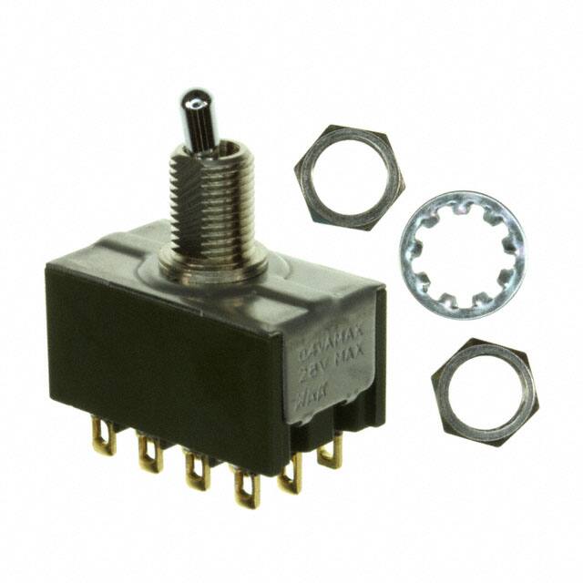 M2042S2D1G01 SWITCH TOGGLE 4PDT 0.4VA 28V