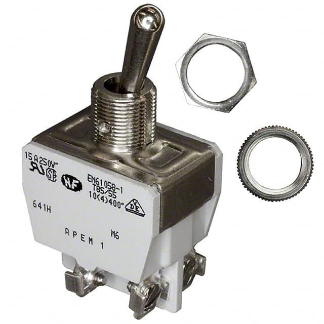 641H SWITCH TOGGLE DPST 15A 250V