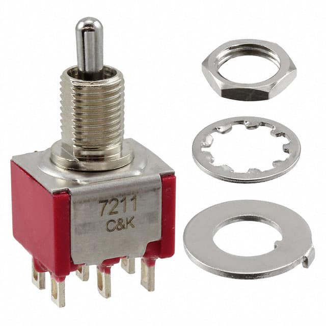 7211MHZQE SWITCH TOGGLE SP3T 5A 120V