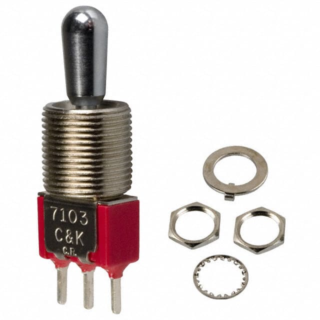7103T1CWCQE SWITCH TOGGLE SPDT 5A 120V