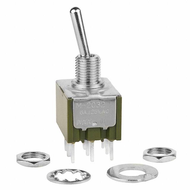 M2032SA1W03 SWITCH TOGGLE 3PDT 6A 125V